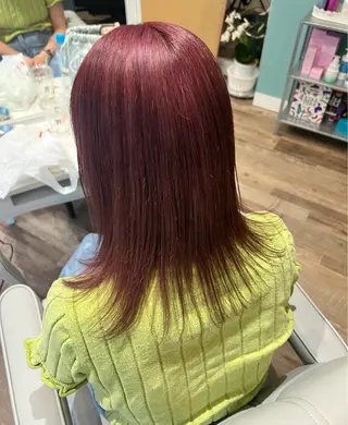 セミロング カラー 🎄flowria 🎄花田圭一のヘアスタイル