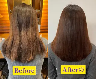 セミロング カラー パーマ ヘアアレンジ メンズ キッズ ネイル マツエク・マツパ アイブロウ 高山🐬髪質改善 池袋で縮毛矯正のヘアスタイル