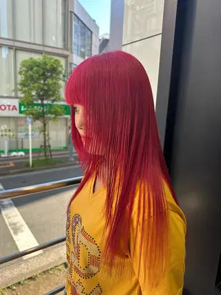 ロング カラー Rei/ 縮毛矯正/ ハイライトカラー募集のヘアスタイル