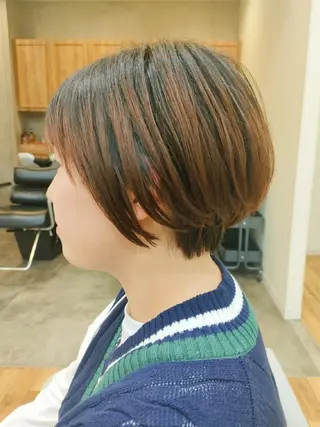 ショート 🍎オオバ アカリ🍎のヘアスタイル