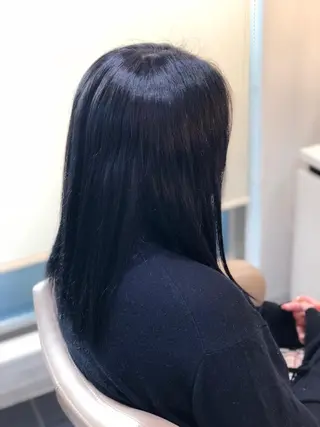セミロング ダメージレス 桧山店長のヘアスタイル