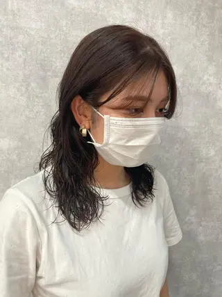 ミディアム C’LD hair  produce /シールドヘア所属・モテ髪/ボブ/ショー ト/アダチフウトのヘアスタイル