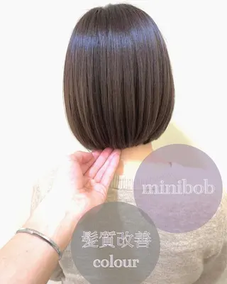 ショート カラー パーマ ヘアアレンジ Zina福岡天神🪞 髪質改善🪞レイヤーのヘアスタイル