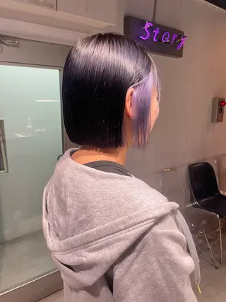 ショート カラー 🦋ハイトーンボブ ショート🦋トシキのヘアスタイル