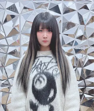 ロング カラー ヘアアレンジ LIP 大阪本店 エクステ 堀谷和孝のヘアスタイル