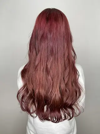 ロング カラー 杉田 一浩のヘアスタイル