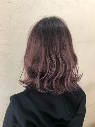 ミディアム カラー ENIF ヤマグチアツコのヘアスタイル