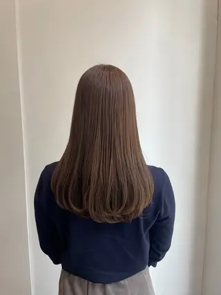 ロング カラー キルンサンピアン所属・ナチュラルカラー 児玉優香のヘアスタイル