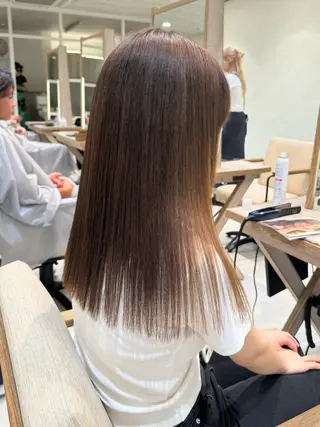 ロング カラー 艶カラー/暖色カラー /透明感/ryutoのヘアスタイル