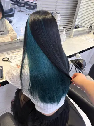 ロング カラー 透明感ベージュカラー 🪞上野🪞AIのヘアスタイル