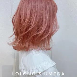 ミディアム Lolonois梅田 /Okazaki:)のヘアスタイル
