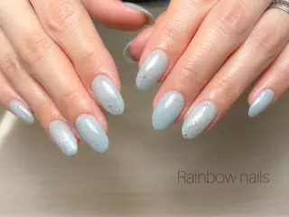 ネイル Rainbow nailsくろちゃんのネイルデザイン