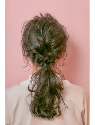 セミロング ヘアアレンジ JILL ユキのヘアスタイル