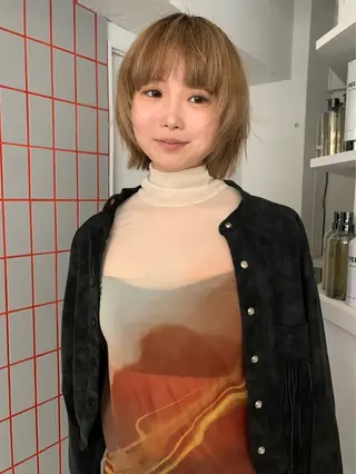 ミディアム 山田 京介のヘアスタイル