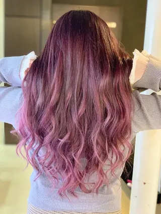 ロング ReHyd BEAUTÉ salon&store 心斎橋店所属・❤️MASAKO❤️ 🌸🩷エクステ🩷のヘアスタイル