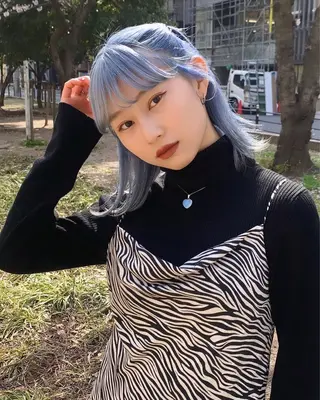 ミディアム ハッシュカット カシマハヤトのヘアスタイル