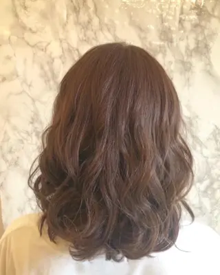 ミディアム カラー 東中野🥇美容室 FLOW東中野店のヘアスタイル