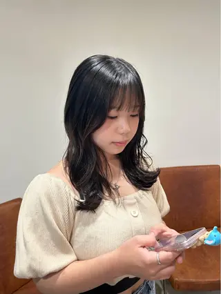 ミディアム Lumier de mashu所属・nana/ボブ/ レイヤー/メンズのヘアスタイル