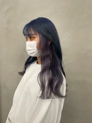 ロング 🧋ミルクティーカラ ー🧋特化小林拓登のヘアスタイル