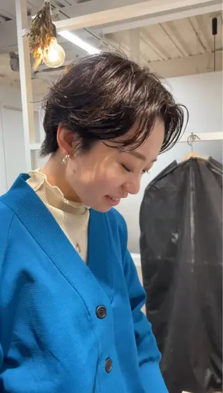 ショート パーマ 表参道【髪質改善】 宮嶋勇太のヘアスタイル