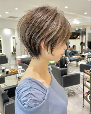ショート 銀座ショート 西一治のヘアスタイル
