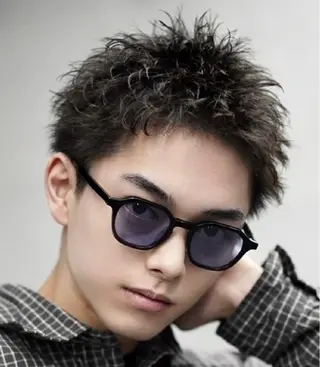 パーマ メンズ 仙台フェザーパーマ/ fifth/遠藤楓雅のヘアスタイル