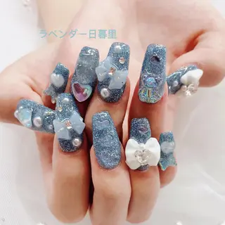 ネイル ラベンダー💖日暮里 ルル💖ネイルのネイルデザイン