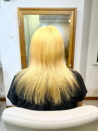 セミロング カラー CRADLE Takeuchiのヘアスタイル