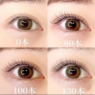 マツエク・マツパ アンジュベル サロンのマツエク・マツパデザイン