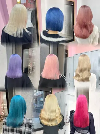 ロング カラー ヘアアレンジ メンズ 🥀韓国アイドルヘア haru🥀のヘアスタイル