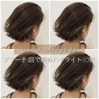 ミディアム カラー ヘアアレンジ 指名支持率NO.1 スタイリストのヘアスタイル