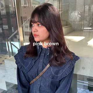 カラー 暖色カラー推し/ トヤエリコのヘアスタイル