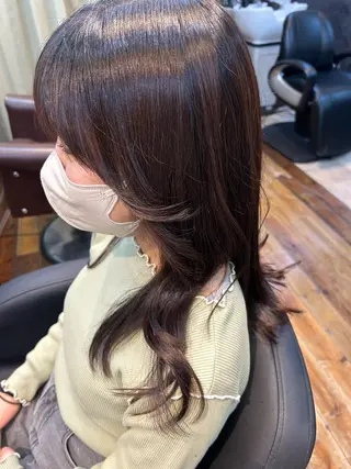 ロング 🐱髪質改善/カット モデル　あずさ🐱のヘアスタイル