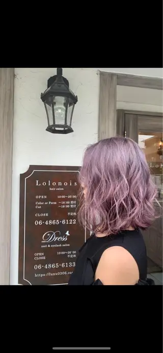 ミディアム カラー パーマ ヘアアレンジ メンズ 韓国♡ワンホン系 ♡YURIのヘアスタイル