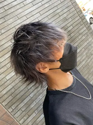 ショート カラー メンズ Kobayashi ハイライト/ショートのヘアスタイル