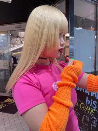 ロング カラー 韓国ヘア🦋 MIYUのヘアスタイル