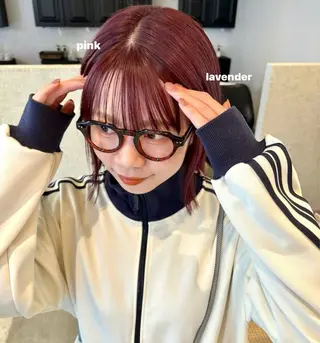 ミディアム カラー カットモデル募集 nanami‪ ꪔ̤のヘアスタイル