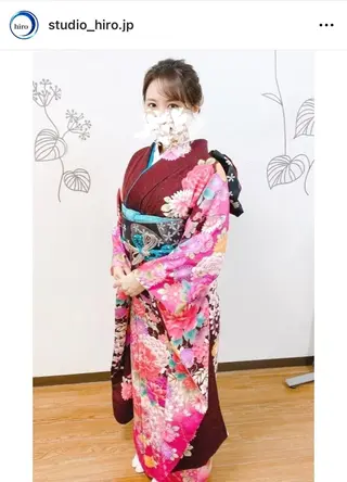 セミロング 京都.祇園セットサロン:スタジオ ヒロ【Studio hiro】所属・ヒロ(hiro) •スタジオヒロのヘアスタイル