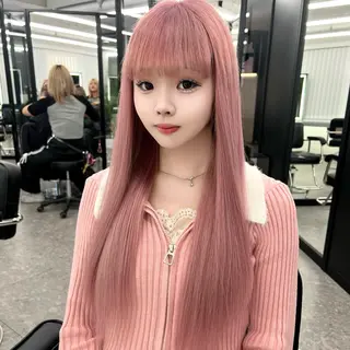 ロング カラー 梅田/韓国ヘア/ エクステ🤖ヒナのヘアスタイル