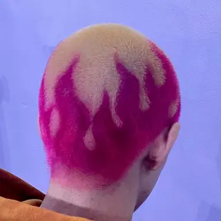 ショート カラー メンズ 👽KINA👽 派手髪🦖💖✨のヘアスタイル