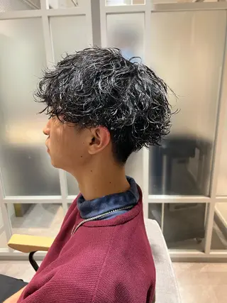 パーマ メンズ ⭕️メンズパーマ⭕️ 山口　裕太郎のヘアスタイル