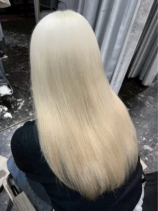 ロング カラー ハイトーン/韓国風/ 艶髪/吉祥寺のヘアスタイル