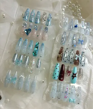 ミディアム NAIL SALON FLOR所属・ワンホンネイル/ 韓国ネイルMAKIのネイルデザイン