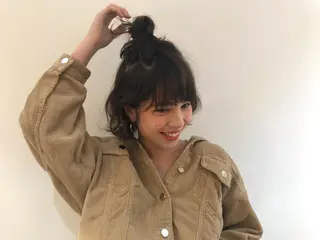 ミディアム ヘアアレンジ ヒロミ/アレンジ/ アンニュイ/透け感のヘアスタイル