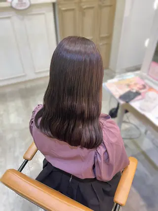 カラー エクステ🎀 暖色カラー🎀amiのヘアスタイル