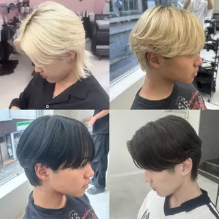 パーマ メンズ ニュアンス/フェザー /ウルフ/伶馬のヘアスタイル