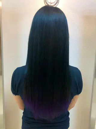 カラー white.所属・white.梅田 デザインカラー🦄のヘアスタイル