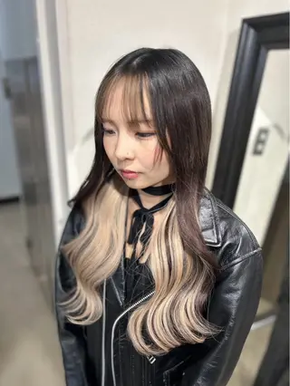 ロング エクステ×ハイトーン 🌈KEISUKEのヘアスタイル