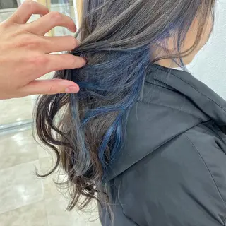 ロング メンズ縮毛矯正 ニュアンスパーマのヘアスタイル