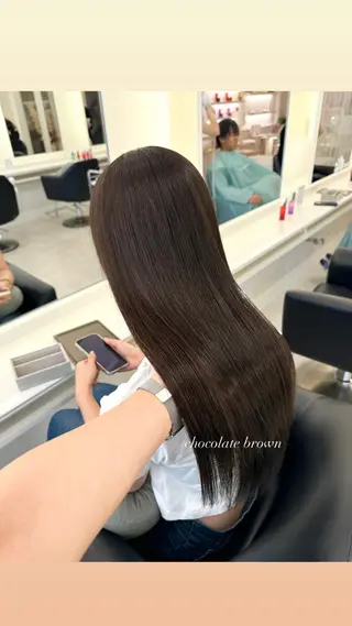 ロング カラー ParveMix 宮﨑 梨里のヘアスタイル